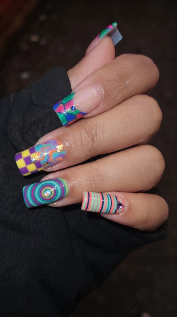 Striped Nail Inspo