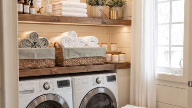 Organized Laundry Room